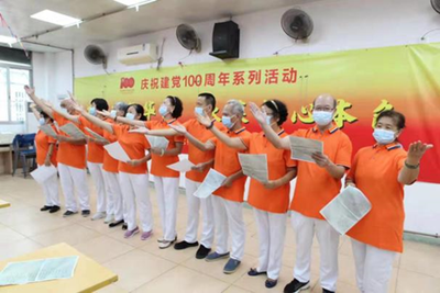 黄贝之声 | 共庆百年华诞，永葆初心本色——碧波社区开展庆祝建党100周年系列活动